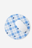 Neoprene Mouse Pad, BLUEBERRY CHECK/ECRU - alternate image 2