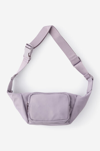 Traveller Sling Bag, SILVER LILAC