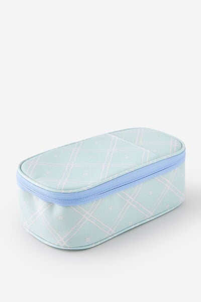 Arlow Pencil Case V2, MINTY GRID