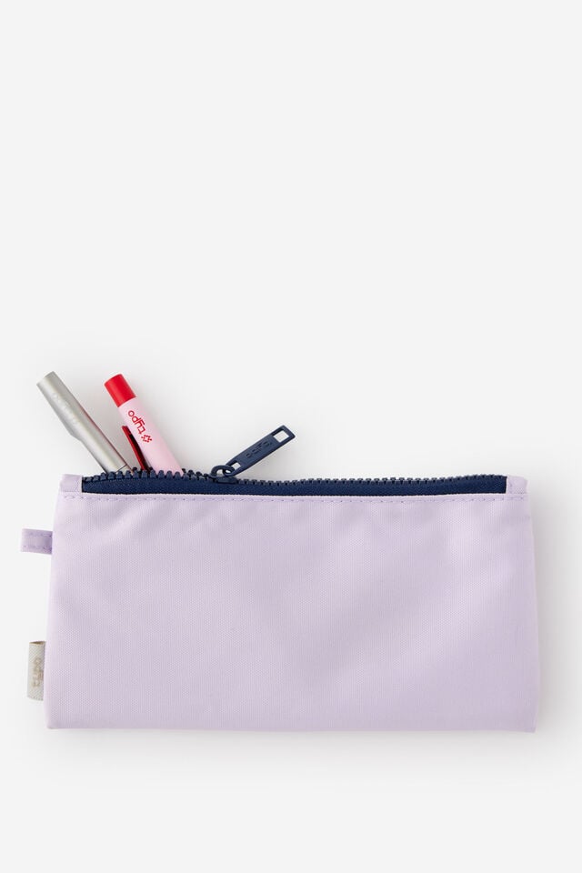 Utility Zip Pencil Case, ORCHID