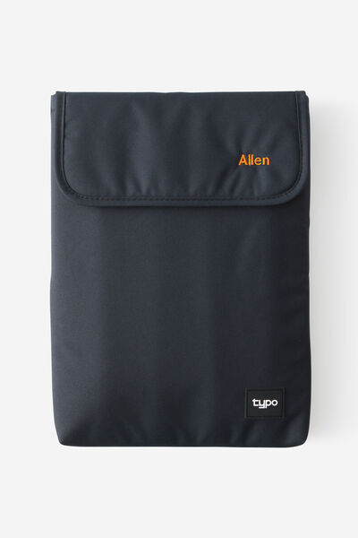 Personalised Mode 14 Inch Laptop Sleeve, BLACK