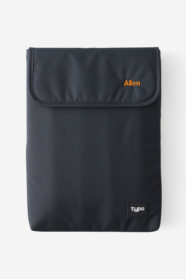 Personalised Mode 14 Inch Laptop Sleeve, BLACK