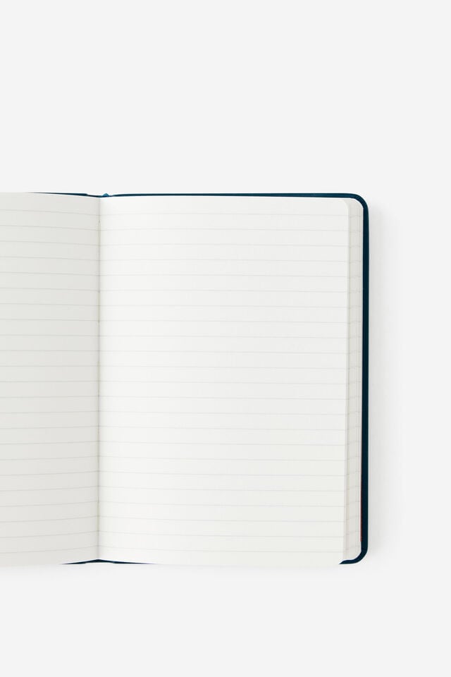 B6 Hard Cover Lined Notebook, NORTH SEA