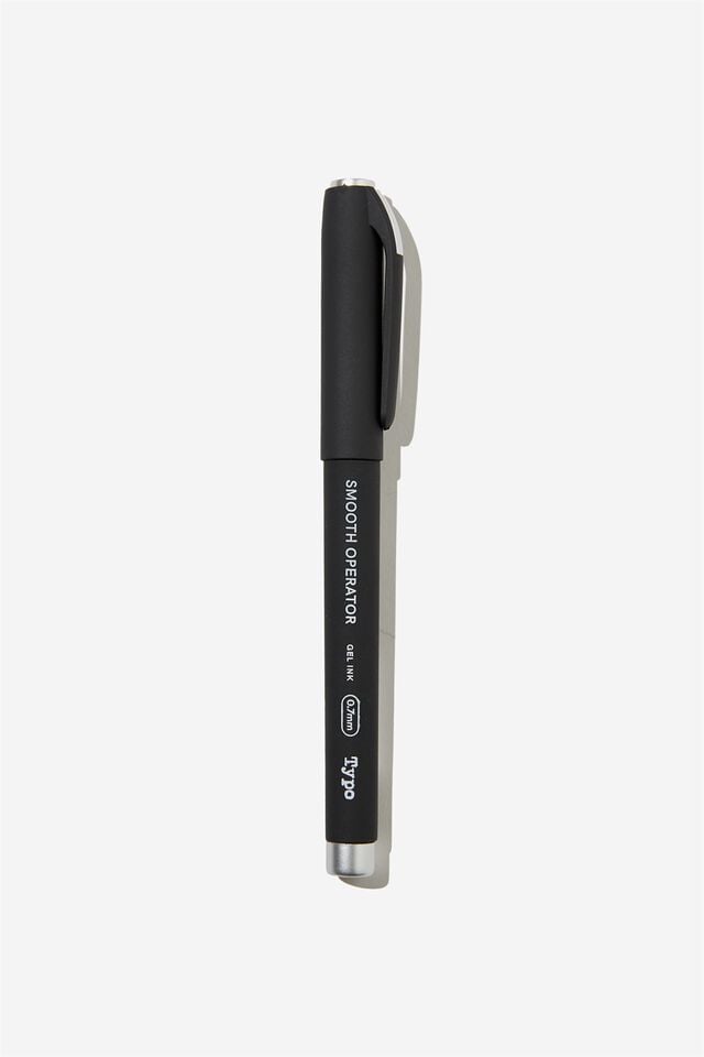 Smooth Operator Gel Pen, BLACK