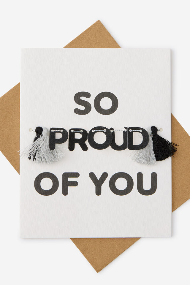 Luxe Tassel Cards, SO PROUD OF YOU