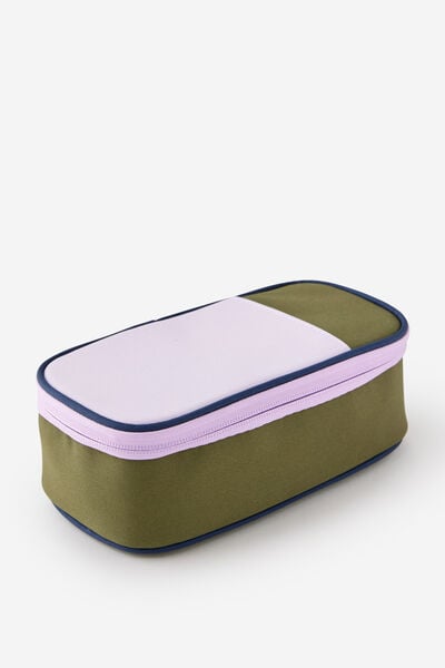 Arlow Pencil Case V2, OLIVE ORCHID
