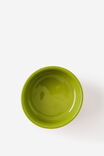 Sml Bulbous Bowl, OLIVE MOSS / STRAWBERRY MILK - example image 3