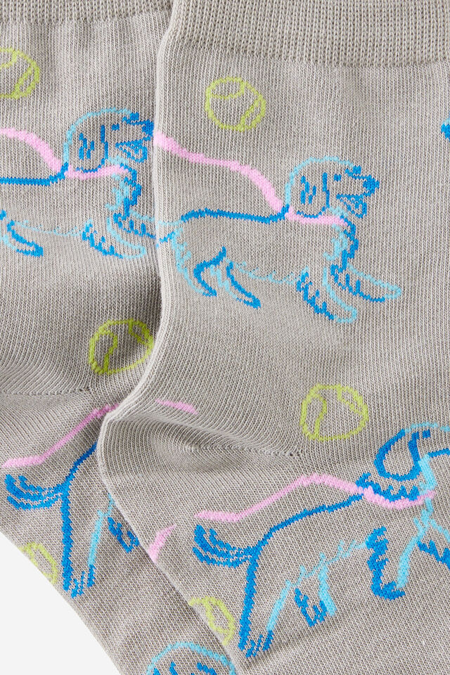 Mid Crew Socks, DOG YDG