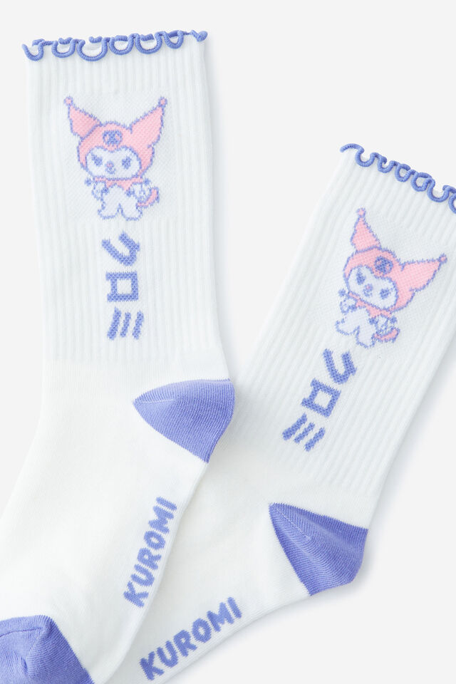 Socks, LCN SAN HELLO KITTY KUROMI FRILL