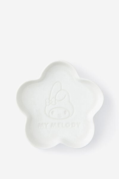 Collab Shaped Sauce Dish, LCN SAN HELLO KITTY MY MELODY