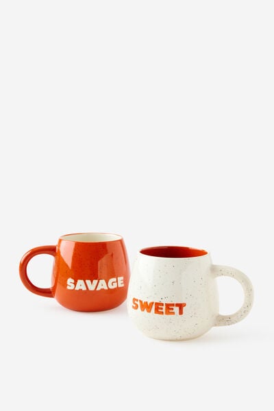 Duo Mug Set, SAVAGE SWEET