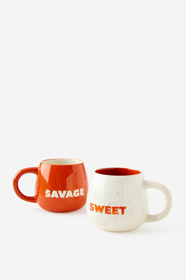 Duo Mug Set, SAVAGE SWEET