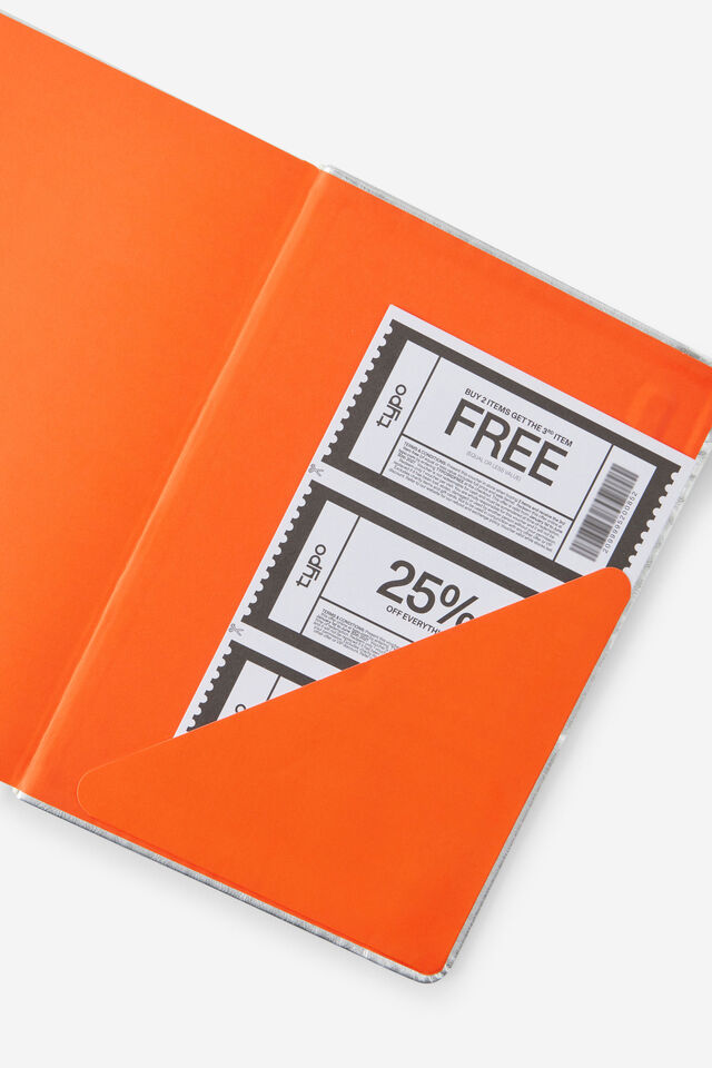 2027 A5 Daily On Schedule Diary, CHROME LAVA RED