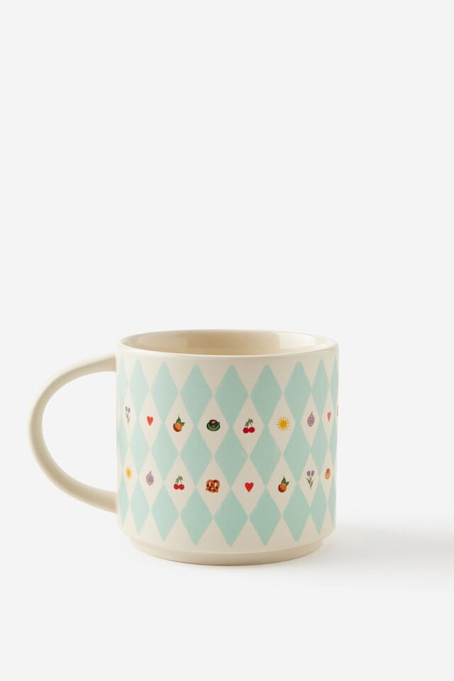 Everyday Mug, MINTY HARLEQUIN