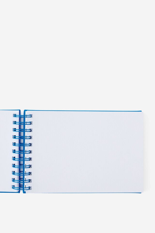 A5 Premium Spiral Watercolour Book, AZURE