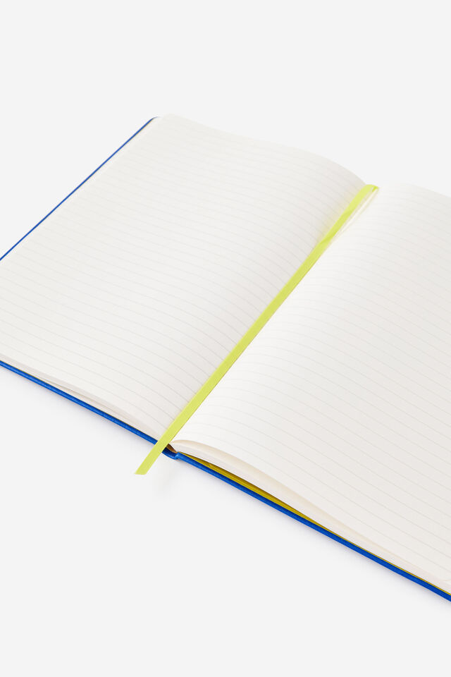 Personalised B5 Hard Cover Lined Notebook, OCEANA WASABI