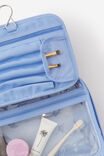 3 Fold Hanging Cosmetic Case, NYC/CORNFLOWER - alternate image 5