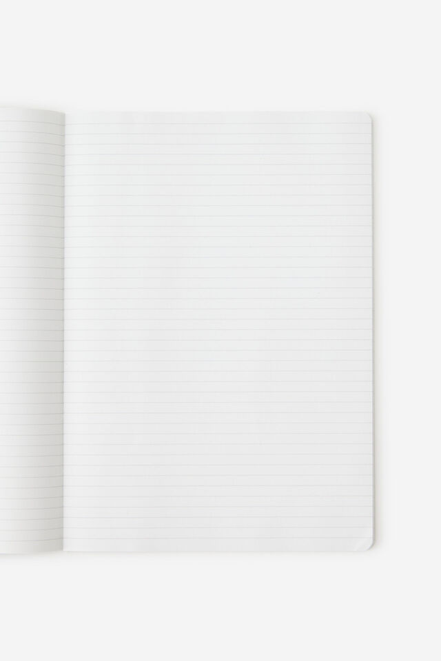 A4 Stitch Notebook, OLIVE