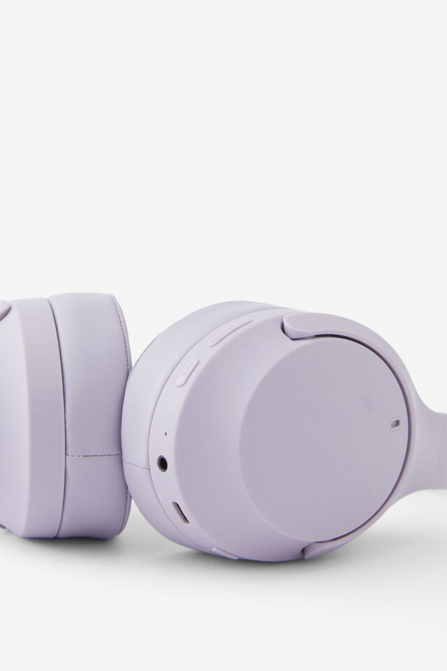 Soundvibe Wireless Headphones, SILVER LILAC
