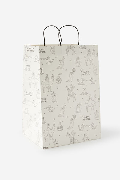 Get Stuffed Gift Bag - Large, ANIMAL PARTY