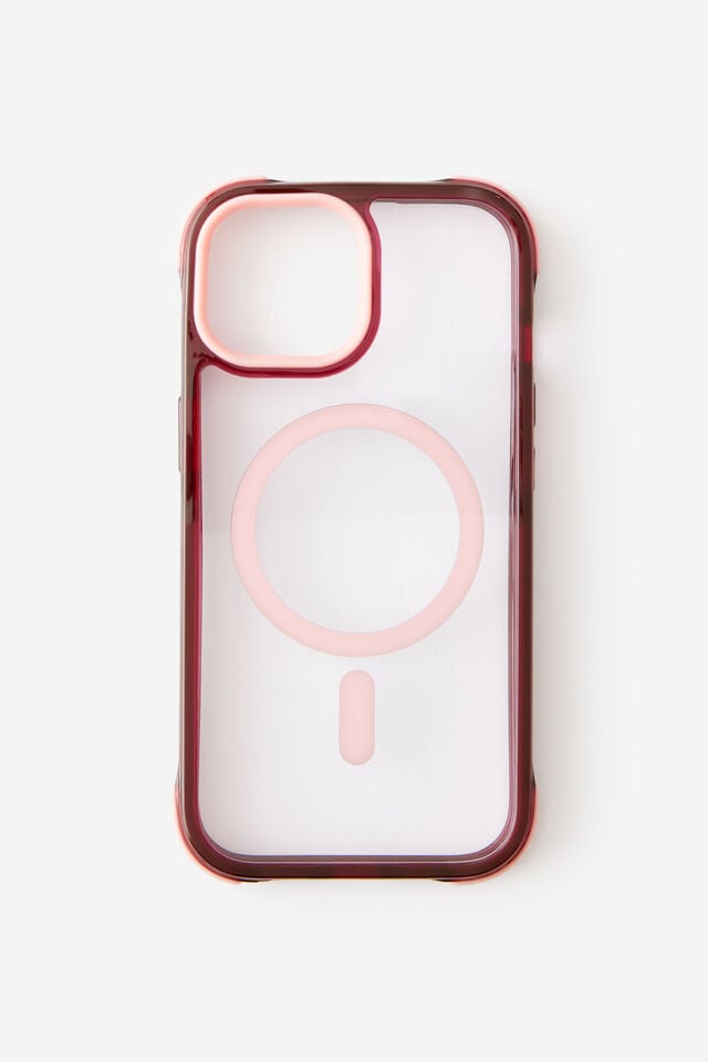 Active Shockproof Case Iphone 13/14/15, STRAWBERRY/CABERNET