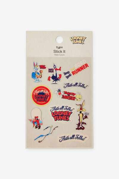 Collector Sticker Sheet, LCN WB LOONEY TUNES
