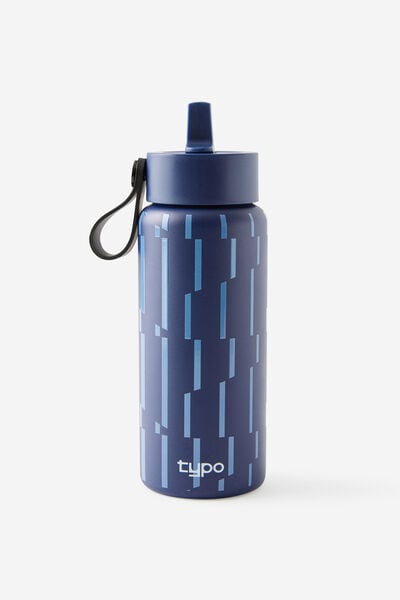 On The Move 350Ml Sipper Top, ZIG ZAG NAVY