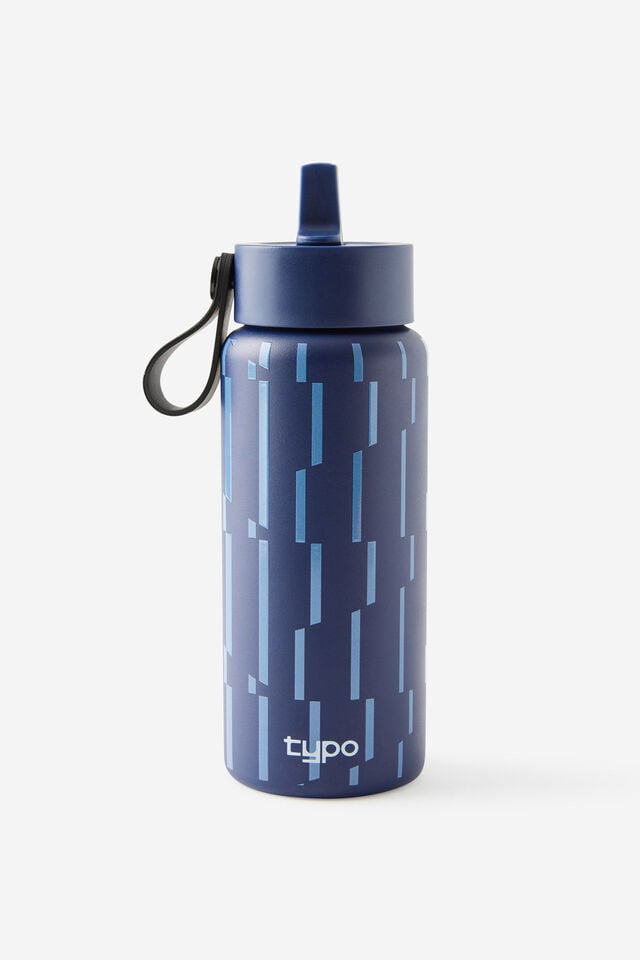On The Move 350Ml Sipper Top, ZIG ZAG NAVY