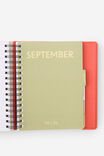 2026 Goals Daily Planner, Pink Strawberry - alternate image 2