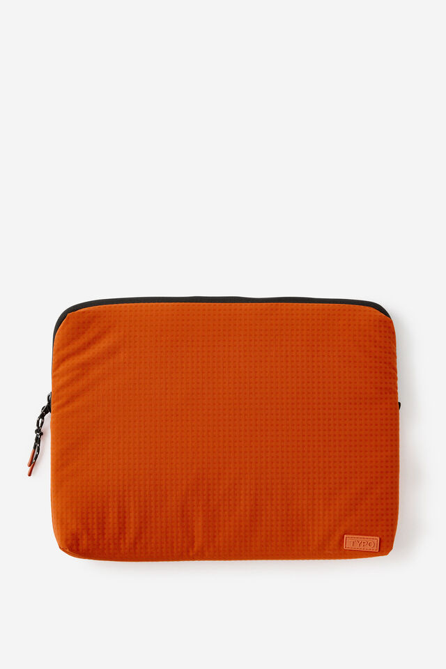 Metro 14 Inch Laptop Organiser, BURNT ORANGE