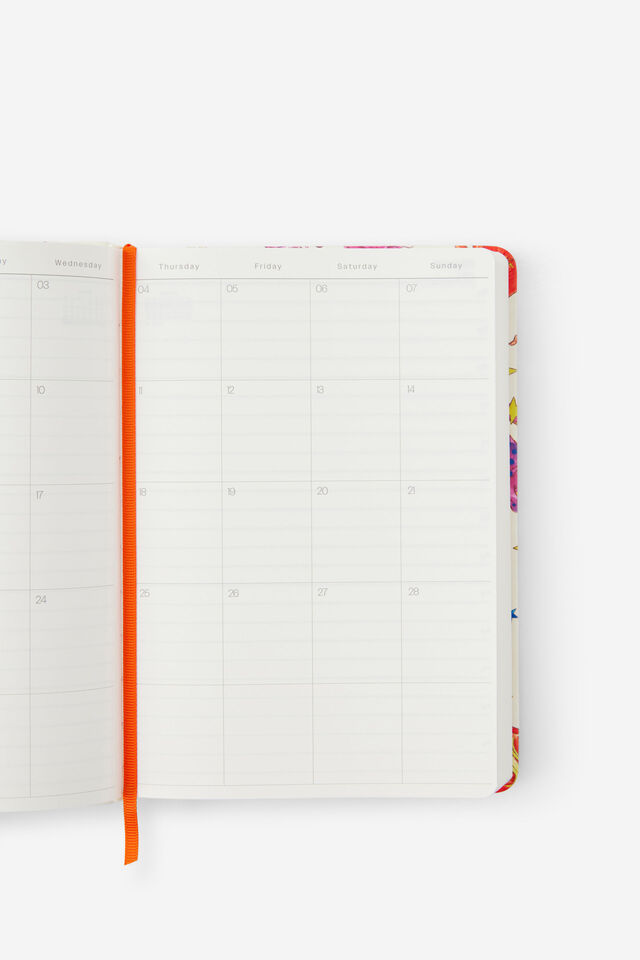 2027 A5 Daily On Schedule Diary, ECRU CELESTIAL