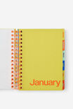 2027 A5 Weekly Bright Days Diary, WASABI/LIMONCELLO SPLICE - example image 4
