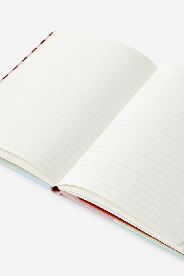 Personalised A5 Hard Lined Notetaker Notebook, MULTI SPLICE