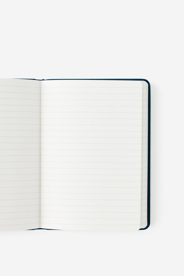 B6 Hard Cover Lined Notebook, NORTH SEA