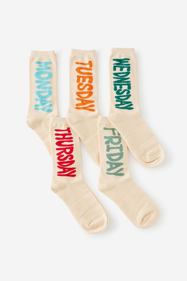 Box Of Socks, DAYS OF THE WEEK (M/L)