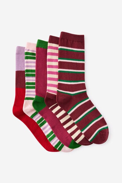 Box Of Socks, STRIPES (S/M)