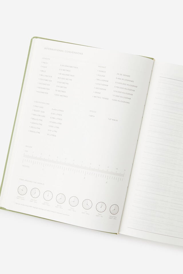 2026 B5 Daily Hard Metro Diary, Little Treats Bay Leaf