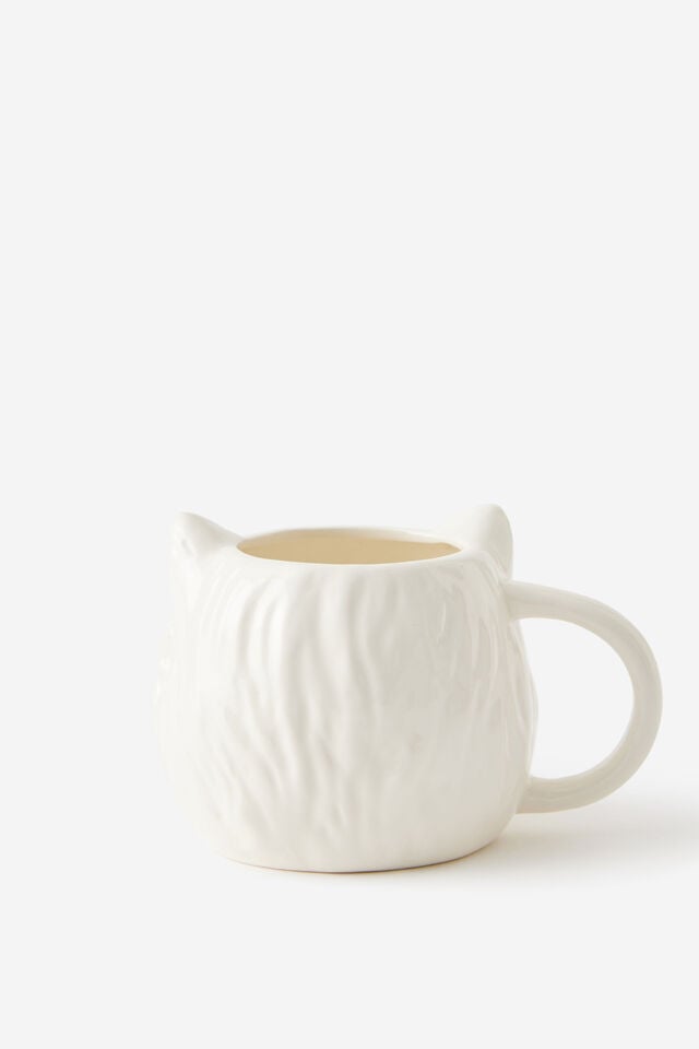 Persian Cat Fashion Mug, WHITE