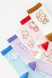 Box Of Socks, LCN SAN HELLO KITTY CHARACTERS (S/M) - alternate image 3