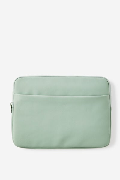 Pro 14 Inch Laptop Case, TYPO GREEN