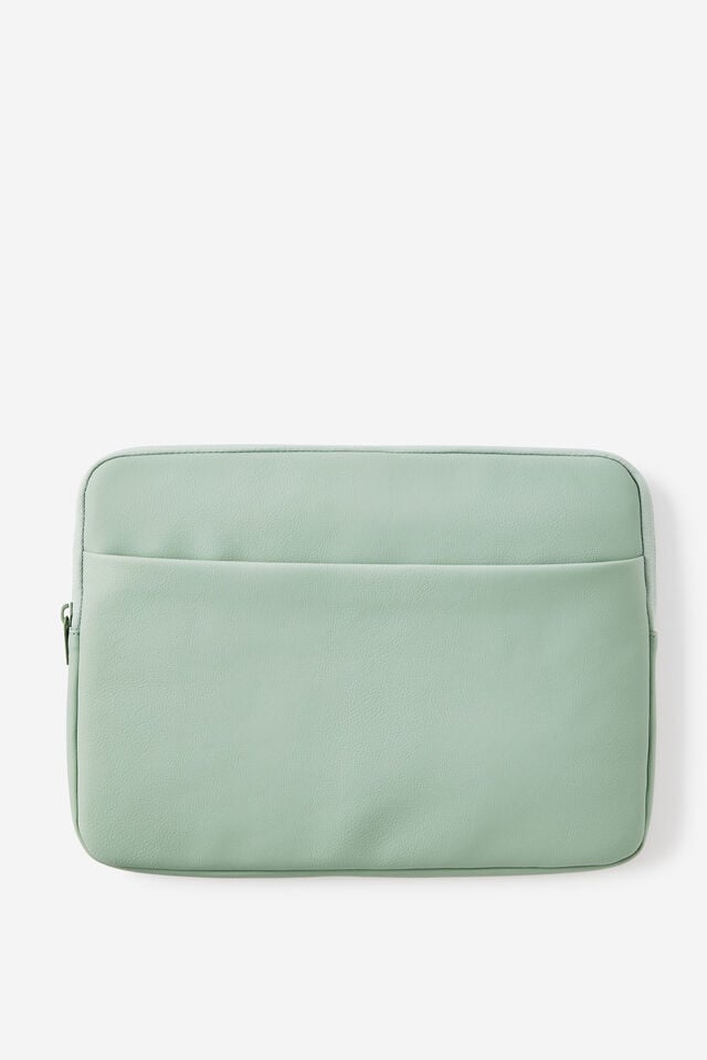 Pro 14 Inch Laptop Case, TYPO GREEN
