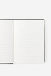 Personalised Metro B6 Hard Lined Notebook, Black - alternate image 2