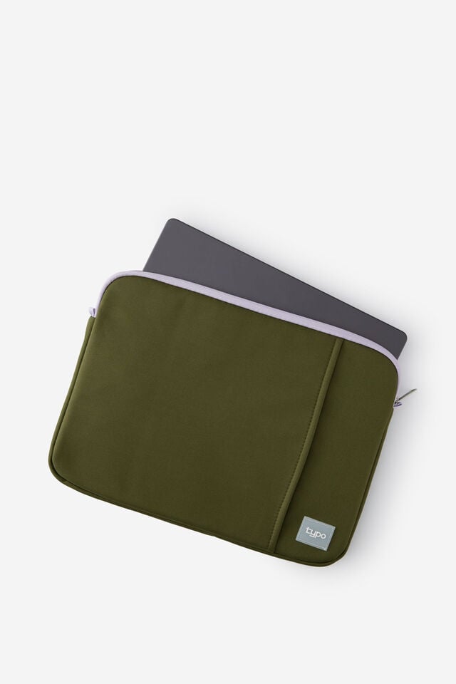 Mode 14 Inch Laptop Case, OLIVE