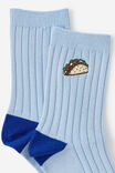 Mid Crew Socks, TACO EMB - alternate image 2