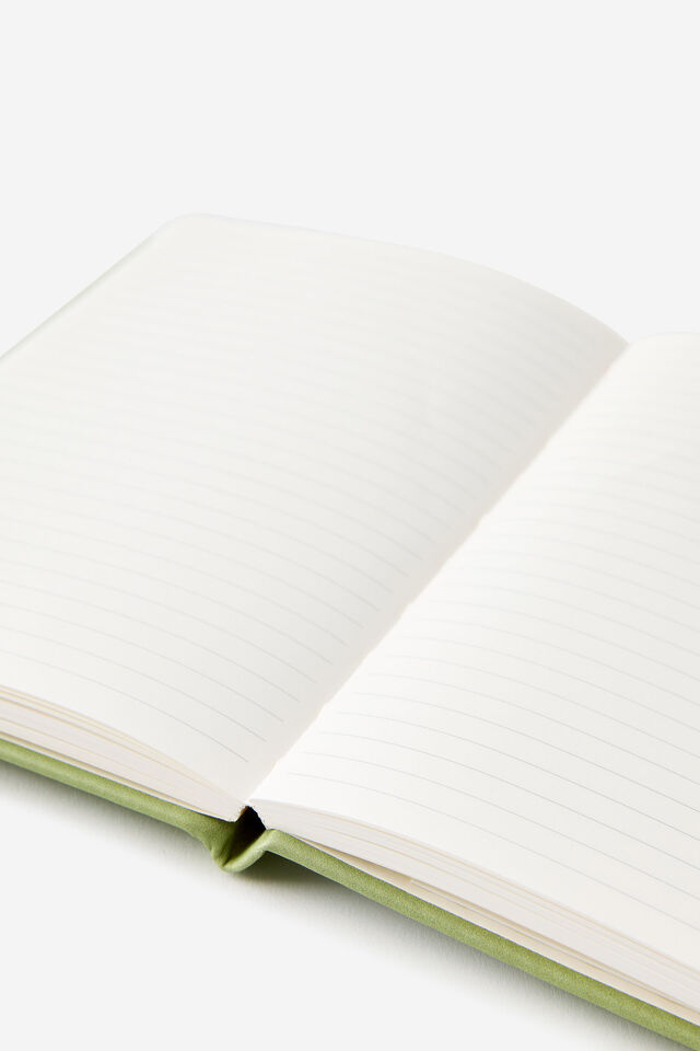 Metro B6 Hard Lined Notebook, Little Treats Bay Leaf