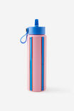 On The Move 500Ml Sipper Top, SUMMER STRIPE / PINK - example image 1