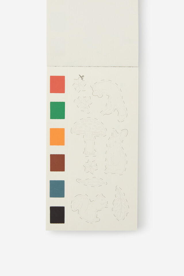 Mini Watercolour Paint Pad 2.0, WOODLAND WHIMSY