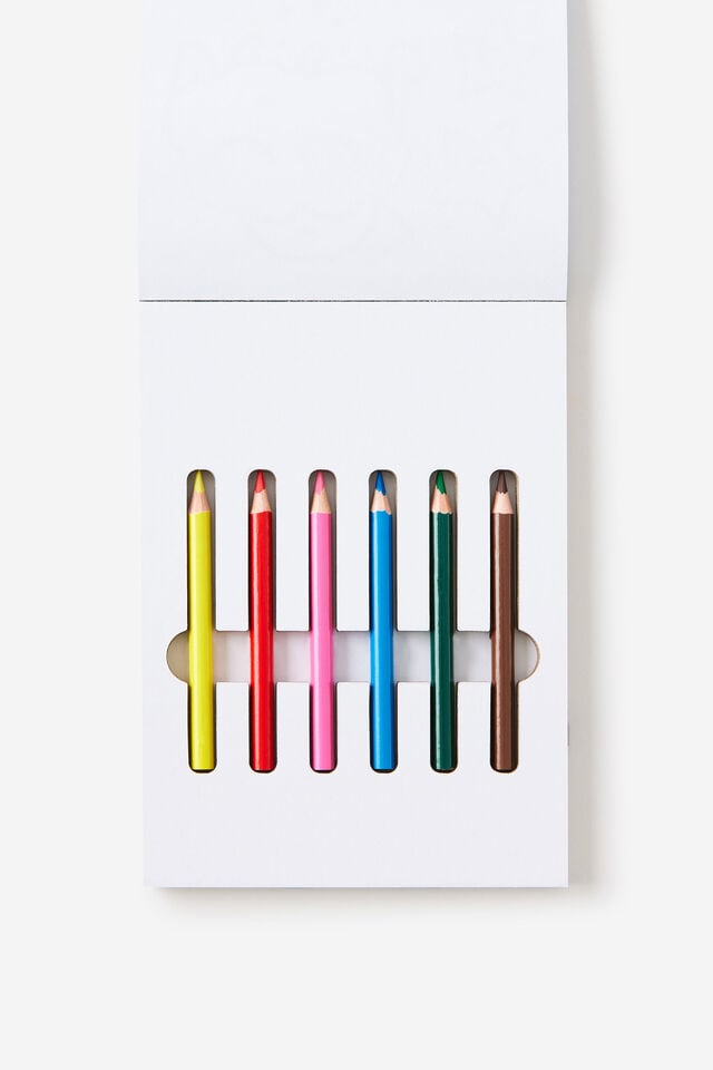 Lcn Mini Colouring Pad, LCN DOO DOODLE BOY COLOURED
