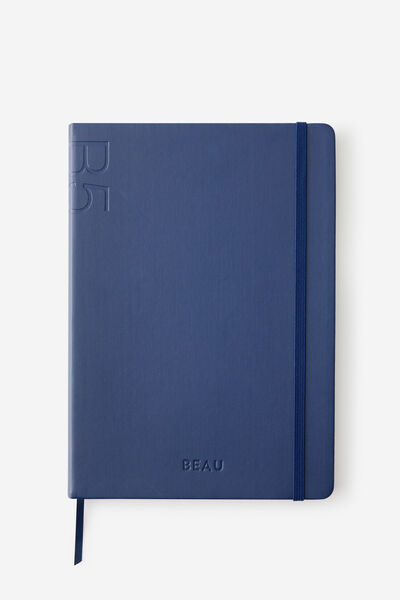 Personalised B5 Hard Cover Lined Notebook, DEEP SPACE