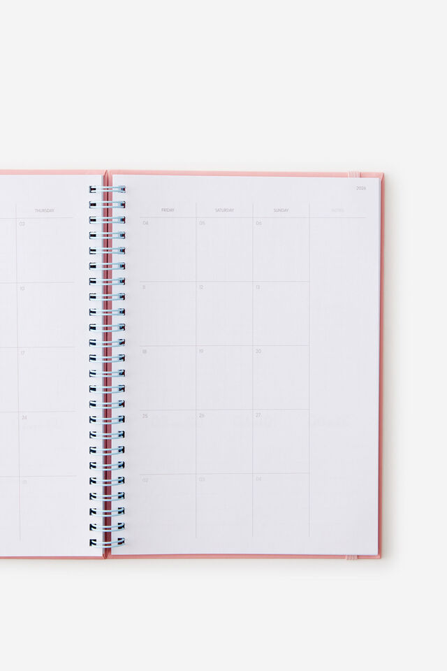 2026 Spiral Planner, PINK